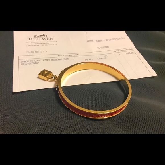 A69- 💯 % Authentic Hermès Kelly Bracelt - Picture 8 of 15